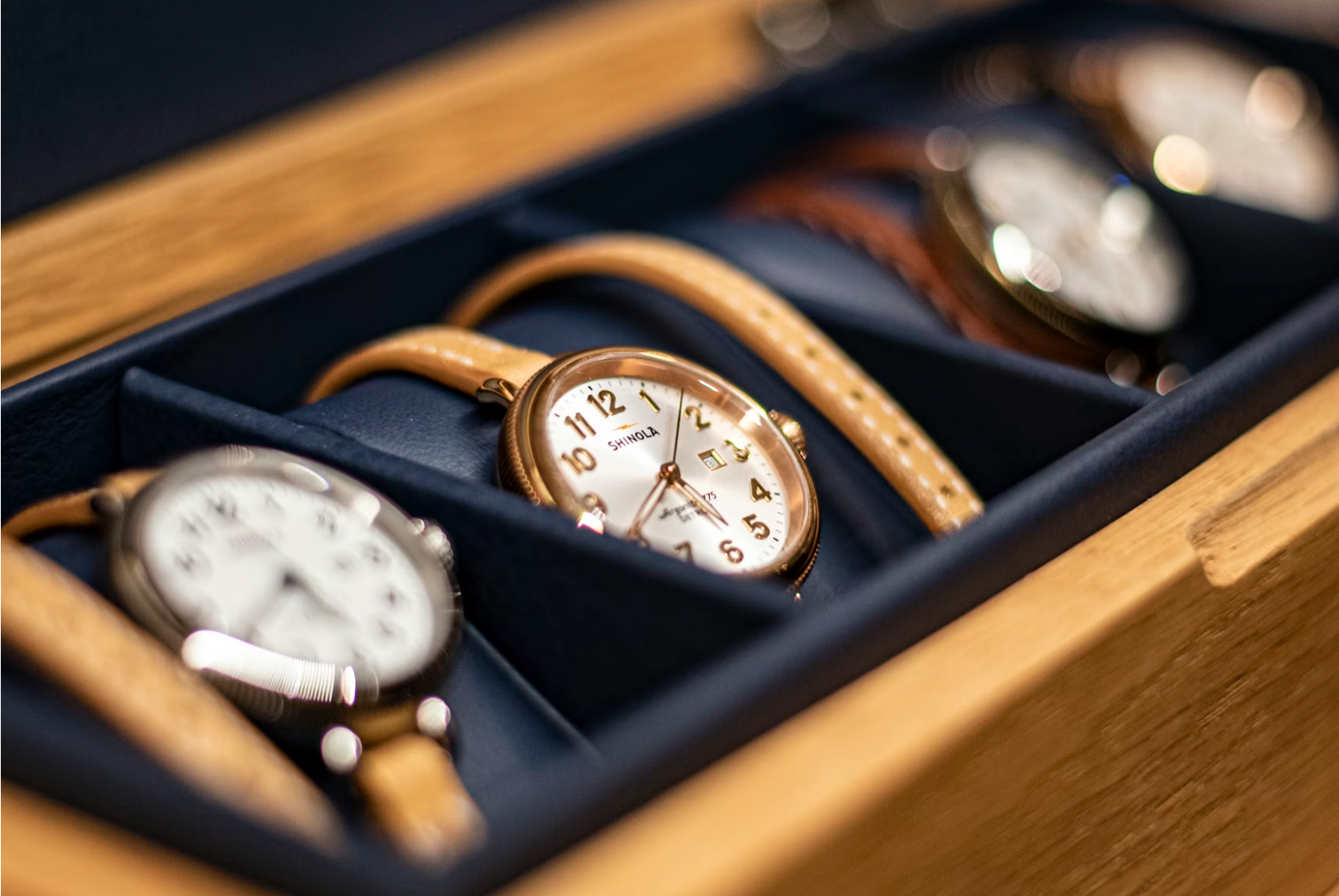 Relojes en estuche de servicio técnico